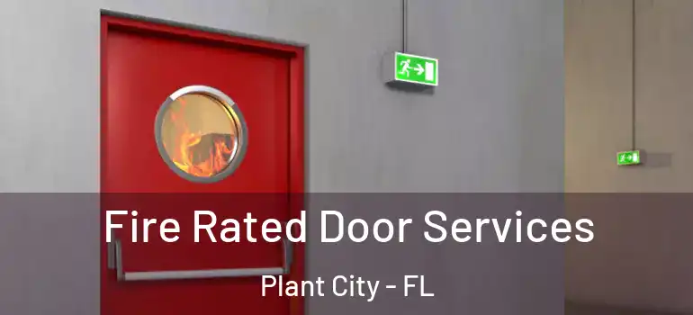 Fire Rated Door Services Plant City - FL
