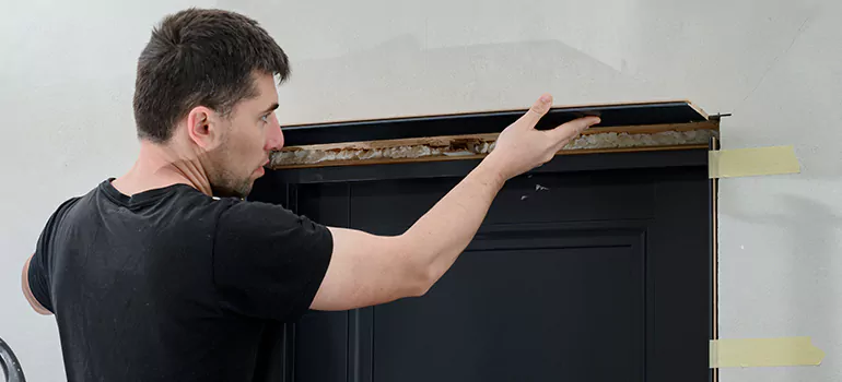 Wood Door Hole Repair in Plant City, FL