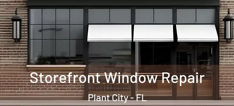 Storefront Window Repair Plant City - FL