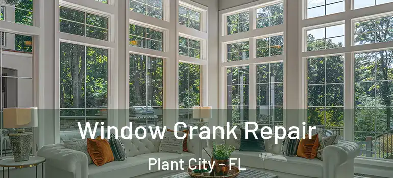 Window Crank Repair Plant City - FL