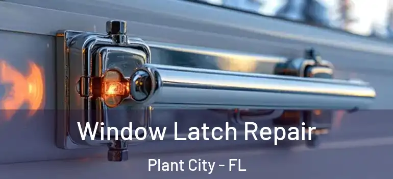 Window Latch Repair Plant City - FL